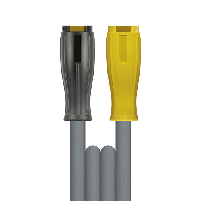 Schlauch 2SN-08 glatt Grau 10 M.VA-Dreh 22-K : DKO 22-K + KS SW/GE