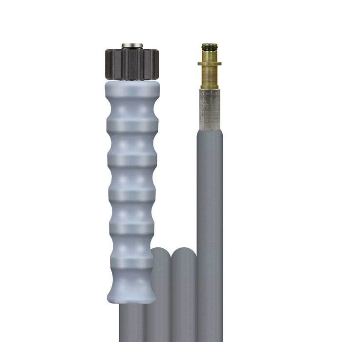 Schlauch 2SN-08 glatt Grau 10 M.Steckn.10 mm : DKO 22 + GKS Grau