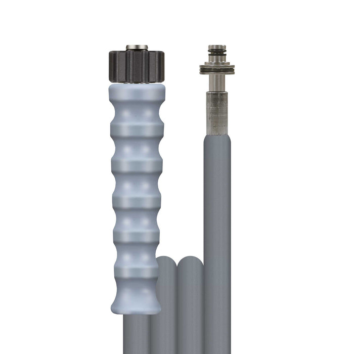 Schlauch 2SN-08 glatt Grau 10 M.Steckn.11 mm : DKO 22 + GKS Grau