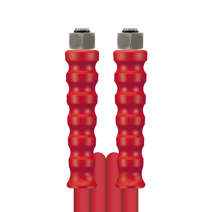 Schlauch NW-10-500 rot 10 M.DKOS 22 + GKS rot        Armaturen aus Edelstahl