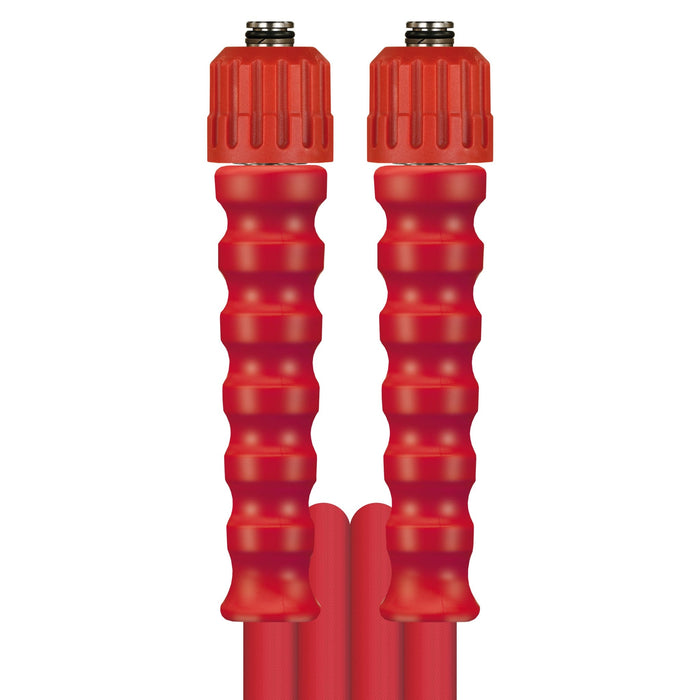 Schlauch NW-10-500 rot 10 M.DKO 24 + GKS rot    Armaturen aus Edelstahl