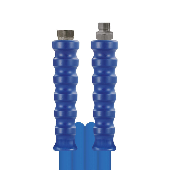 Schlauch NW-10-500 BL 15 M.DKR:AGR 3/8 + GKS BL Armaturen aus VA Max. 500 bar !!!