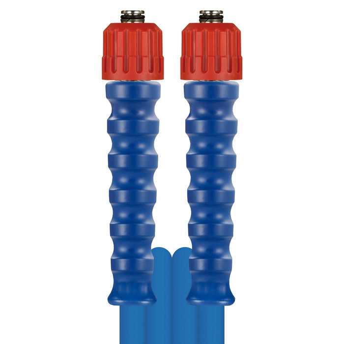 Schlauch NW-10-500 Blau 10 M. DKO 24x1,5 + GKS blau              Armaturen aus VA