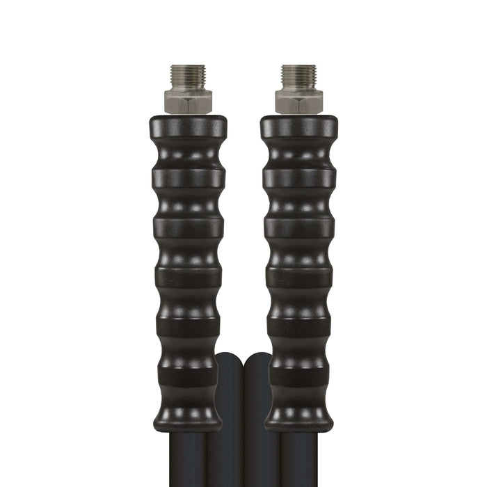 Schlauch 1SC-10 SW 10M AGR 3/8" + GKS Schwarz Dynaflex365+® glatte Ausführung