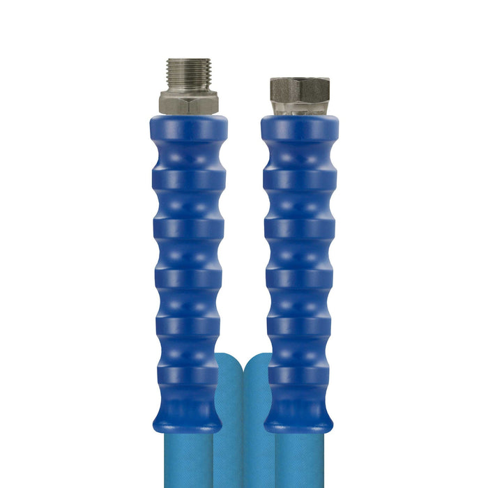 Schlauch Foodjet NW-12 10 M.DKR 1/2 : AGR 1/2 VA + GKS blau                          Armaturen aus VA