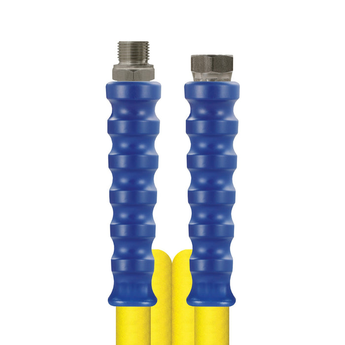 Schlauch Foodjet1500 gelb NW12 2,5 M.DKR 1/2" VA : AGR 1/2" VA+ GKS blau  Armaturen aus Edelstahl
