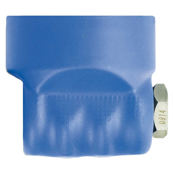 Kugelhahn 1/2"IG Edelstahl Isoliert blau