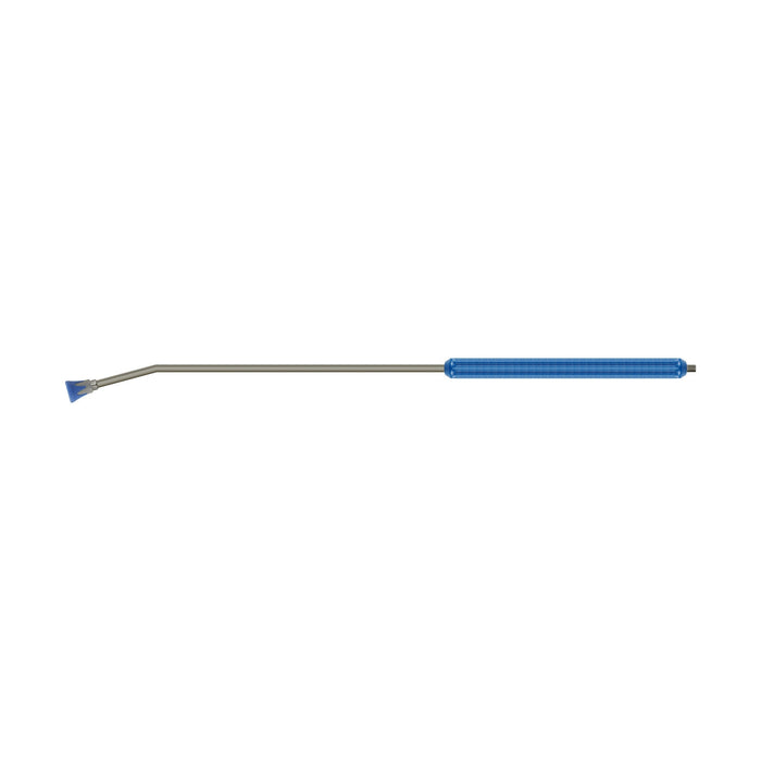 Lanze Blau umspritzt 1000 mm + Muffe 1/4"AG 15° Edelstahl