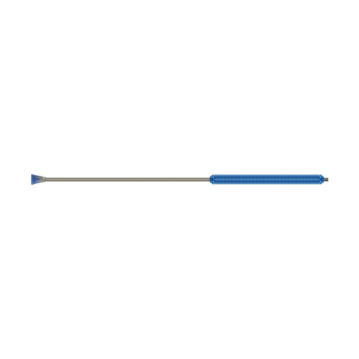 Lanze Blau umspritzt 1000 mm + Muffe 1/4" AG/IG Edelstahl