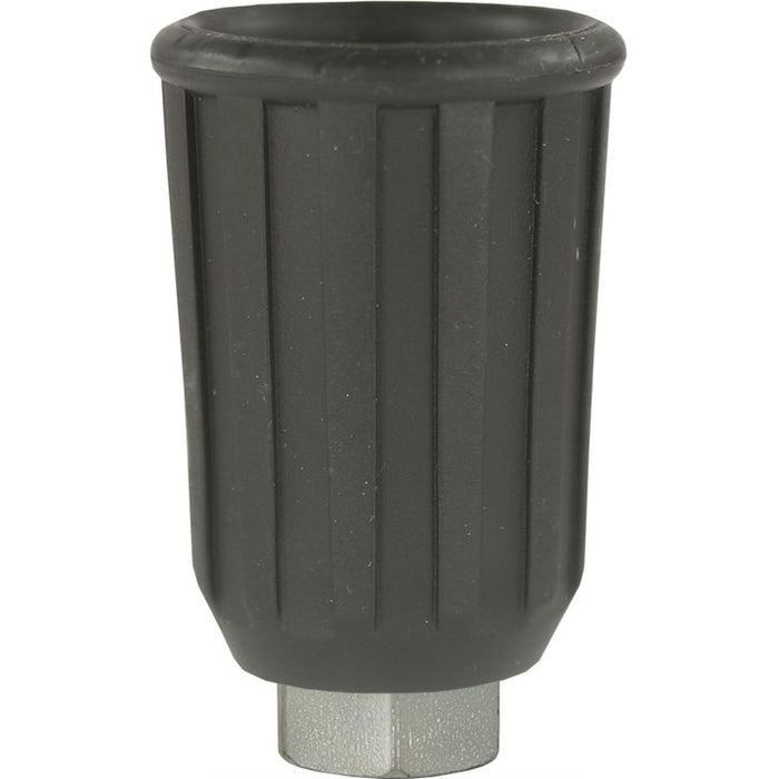 Düsenmuffe 1/4 verz. mit Schutz schwarz