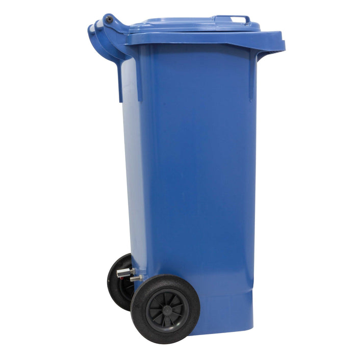 Strahlguttonne 80 Liter blau mit Ansaugung ohne Sandstrahler