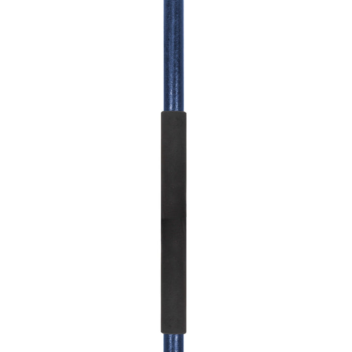 Teleskoplanze 2,55-3,75 M. M22x1,5AG:18x1,5 blau 15° abgewinkelt