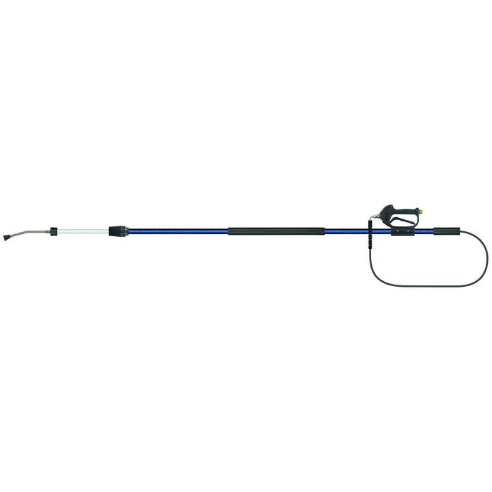 Teleskoplanze 2,55-3,75 M. 3/8"IG:1/4"IG NPT  blau 15° abgewinkelt