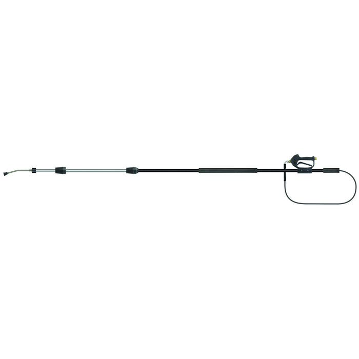 Teleskoplanze 2,55-5,75 M. 3/8"IG:1/4"IG schwarz 15° abgewinkelt