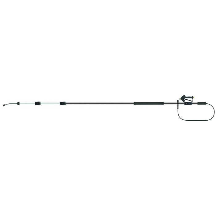 Teleskoplanze 3,21-7,8 M. 3/8"IG :1/4"IG Schwarz Düsenschutz.15° abgewinkelt