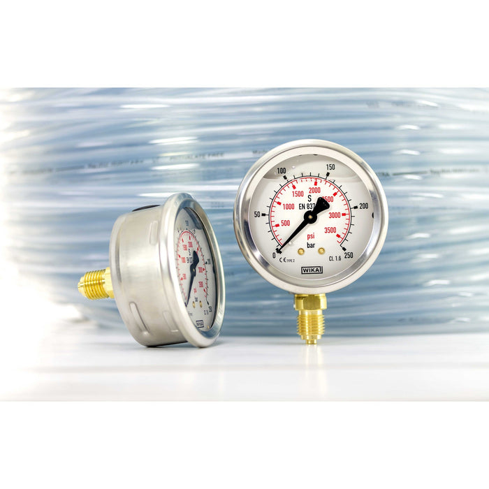 Manometer 0-250 HI 50 mm 1/4"AG WIKA