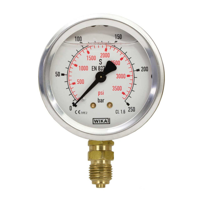 Manometer 0-100 U 63 mm 1/4"AG WIKA Restposten