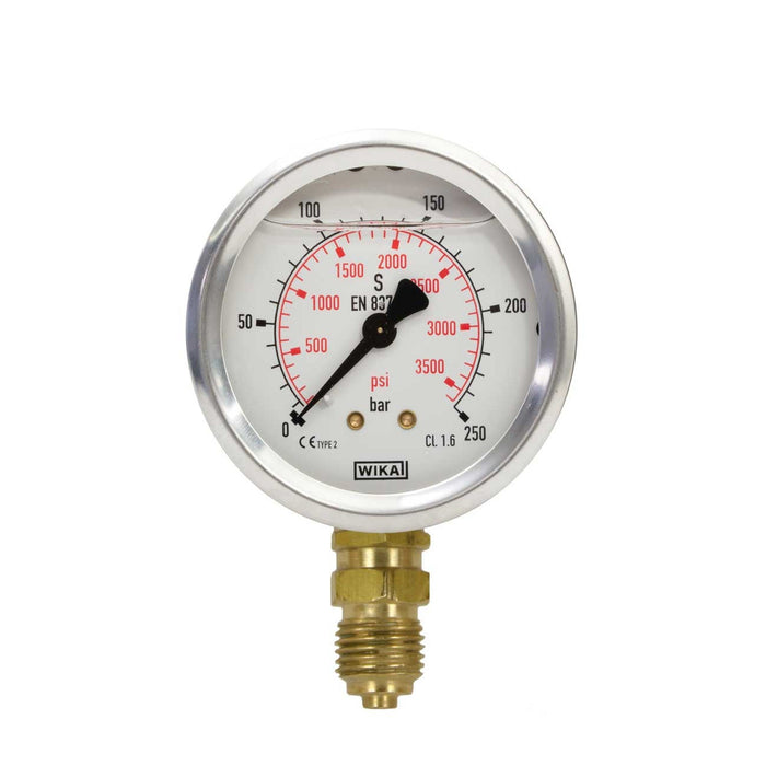 Manometer 0-250 U 50 mm 1/4"AG WIKA