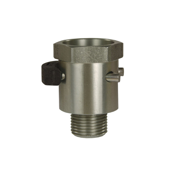 Schlauchadapter 1/2 AG : 11 mm innen VA mit Clip