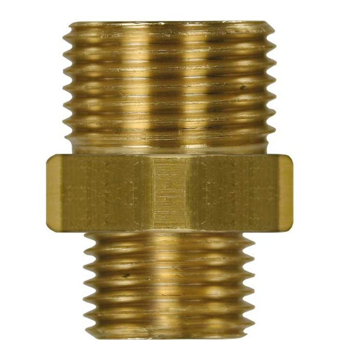 Doppelnippel 1/8-1/4AG Messing
