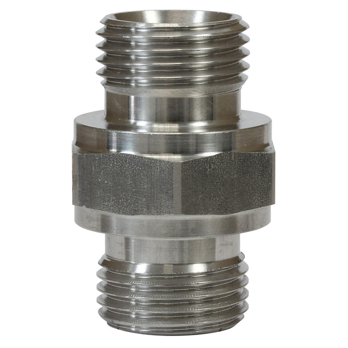 Doppelnippel 1/2"AG : 1/2"AG Edelstahl