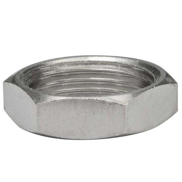 Kontermutter 3/8" Messing vernickelt