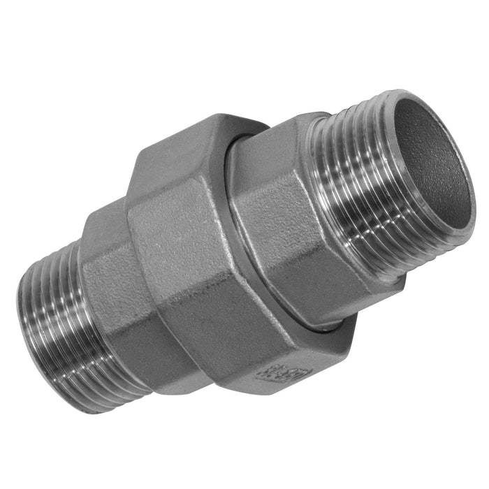 Lösbare Verschraubung 1/2"AG:1/2"AG Edelstahl konisch