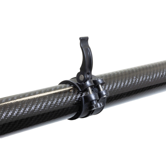 Teleskoplanze 11,5 M. Carbon, Pistole ST-2600 E:3/8"IG drehbar: A:1/4"G - 3K Carbon