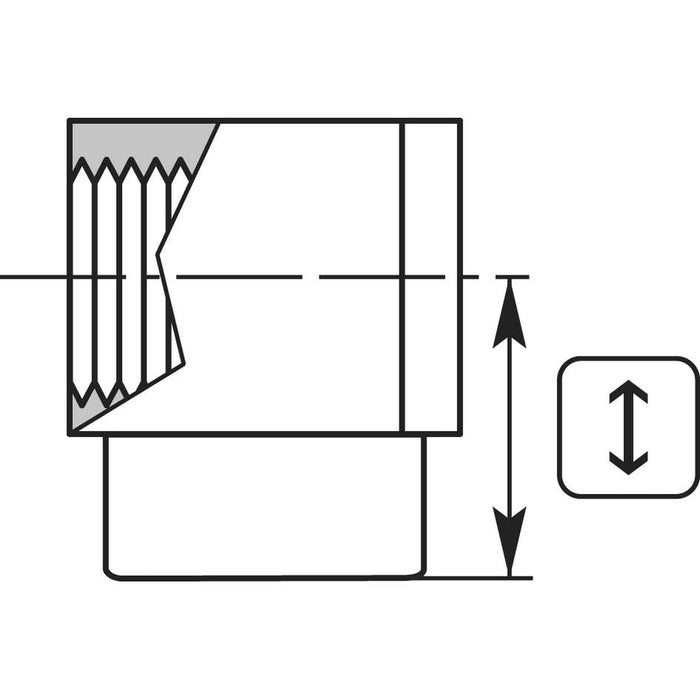 Düsenaufnahme G1/4"IG:G1/4"IG Messing für Bodenreiniger