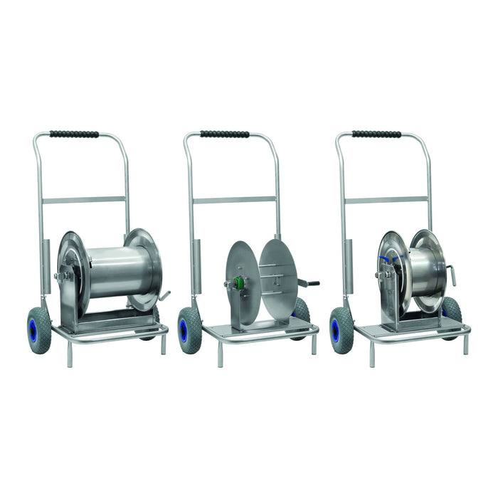 Fahrwagen für Schlauchaufroller big wheel grau Reifen grau
