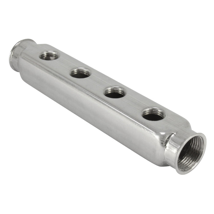 Verteilerleiste 2x1"IG-4x1/2"IG, Edelstahl