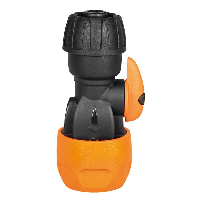 Kupplung 1/2" Schlauch PVC mit Hahn