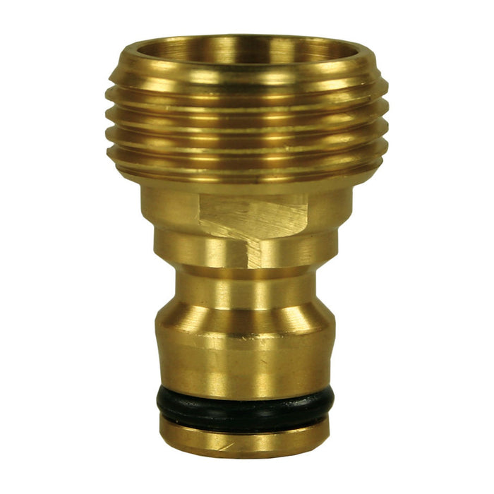Hahnstück 3/4"AG Messing Kompatibel mit Kunststoff-Stecksystemen