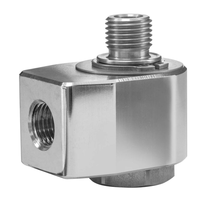 Winkeldrehgelenk 1/4"IG:1/4"AG MOS max: 150 BAR - 90°C 30U/min