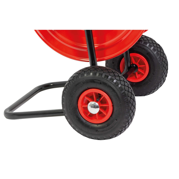 ND-Schlauchtrommel E: 3/4" AG  A: 3/4" AG NW19 = 60m Schlauch
NW25 = 30m Schlauch