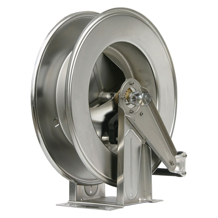 Schlauchaufroller 28 M. 1/2-1/2 IG Edelstahl 300 bar