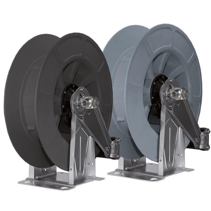 Schlauchaufroller DN10 21M. 1/2"IG : 1/2"IG Edelstahl / Kunststoff schwarz 300 bar