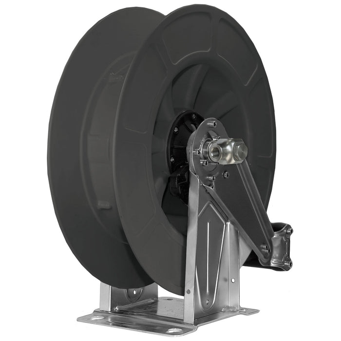 Schlauchaufroller DN10 21M. 1/2"IG : 1/2"IG Edelstahl / Kunststoff schwarz 300 bar