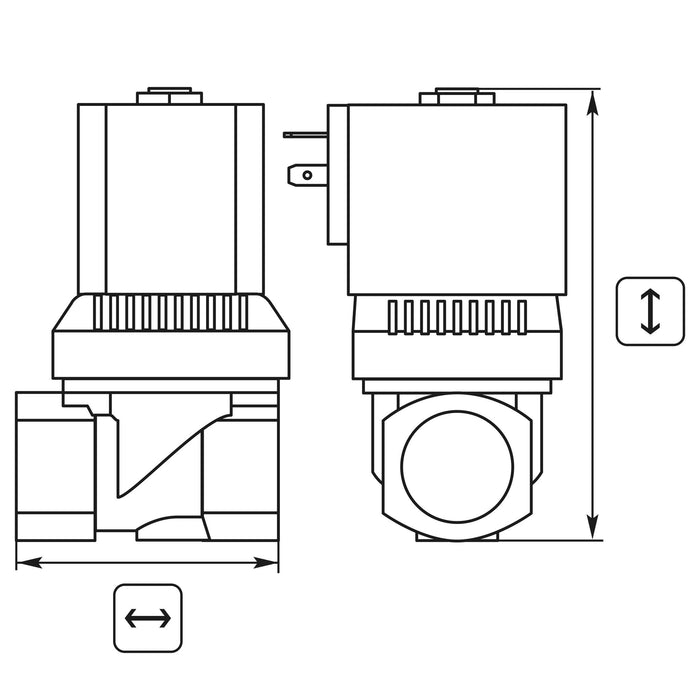 MV-Bürkert 6281-25 1"  230V-50Hz 0,2-16bar 2/2-Wege.Magnetventil servogesteuert