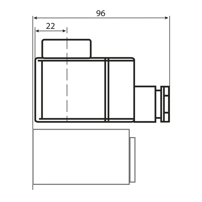 Magnetventilspule Danfoss  24V-DC-16W-IP67