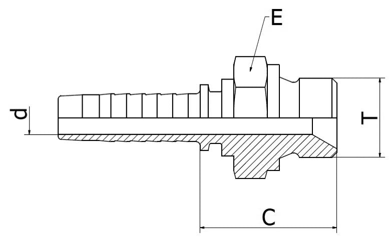 ValCon Pressnippel | AGR - VC04BM05 | DN8 | G1/4"-19