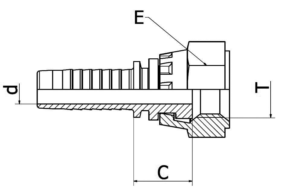 ValCon Pressnippel | DKJ - VC09JF06 | DN10 | 9/16"-18 UNF