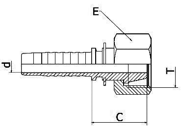 ValCon Pressnippel | DKL - VC14MSF08-04 | DN6 | M14x1,5 | ROHR-Ø 8L