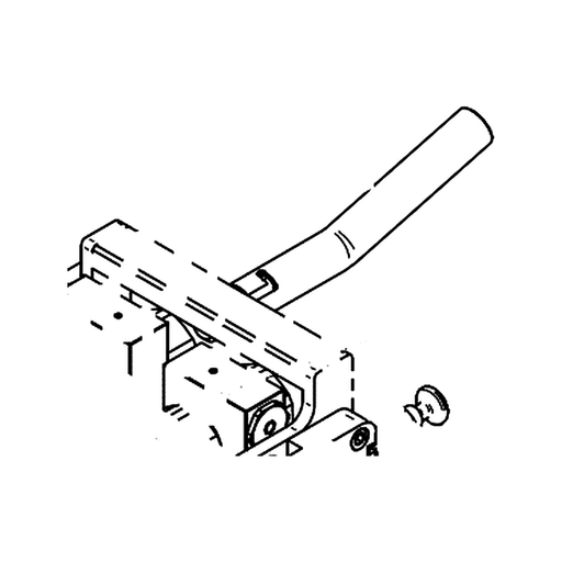 Pister Taklock Hebelrohr gebogen – Zeichnung, Art.-Nr. 95-025-051