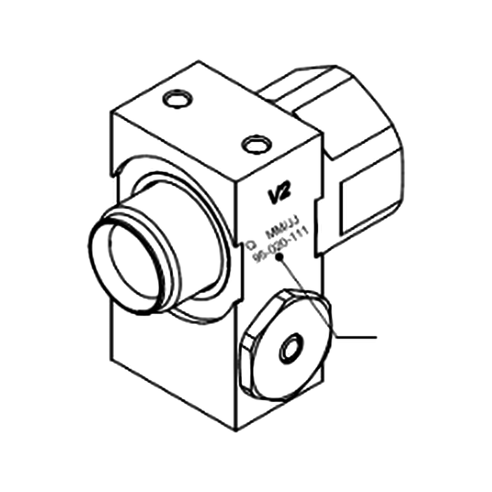 Pister Taklock Hydraulische Verriegelung DN20 – Zeichnung, Art.-Nr. 95-020-111