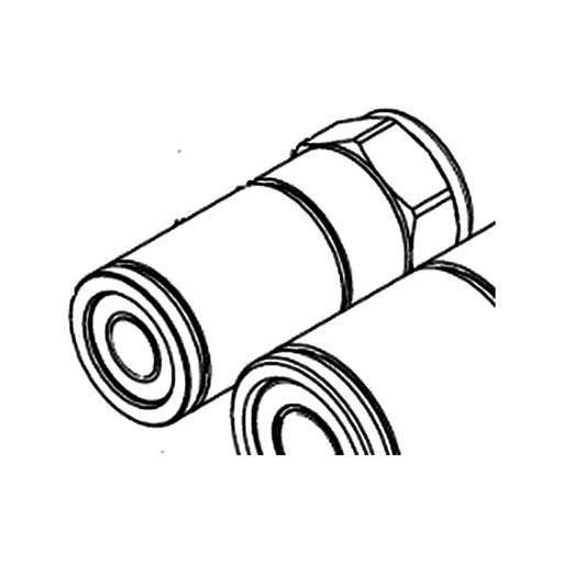 Pister Taklock Kupplungsmuffe DN13 für PMK-20-2 – Zeichnung, Art.-Nr. 950-999-015
