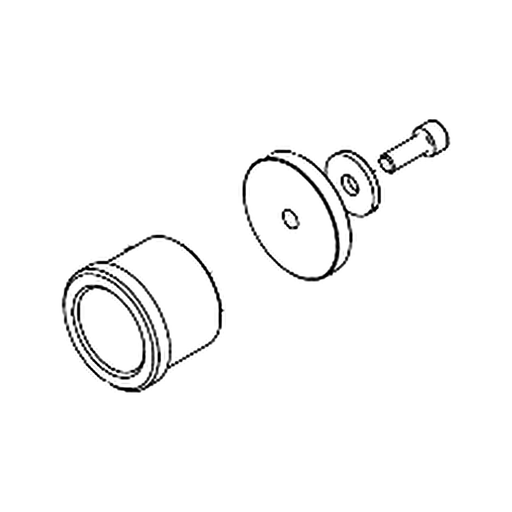Pister Taklock Schutzkappe DN10 Rectus – Zeichnung, Art.-Nr. 95-020-259