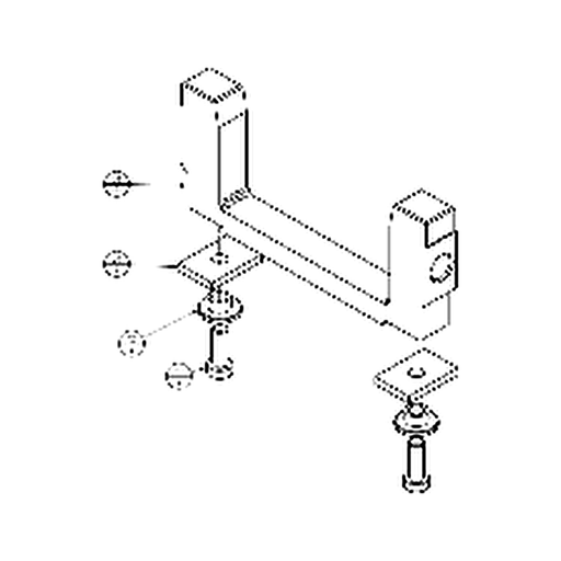 Pister Taklock Teilesatz Trägerrahmen für PMK-20/20-1 – Zeichnung, Art.-Nr. 99-950-024