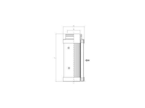 Original FILTREC Hydraulikfilterelement (coreless) C713G25