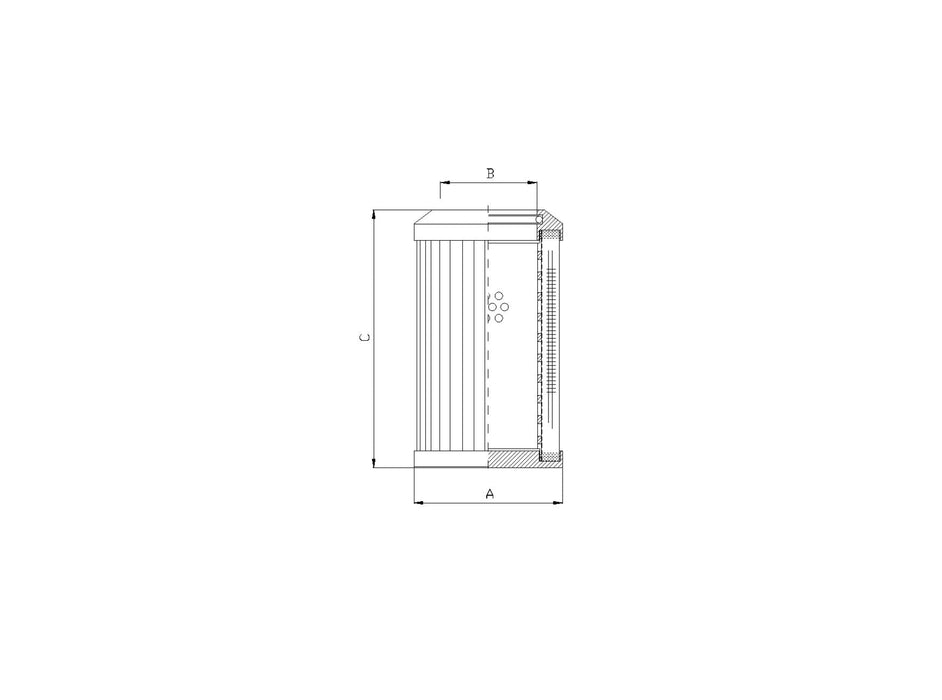 Original FILTREC Hydraulikfilterelement (Druckfilter) D108T60B